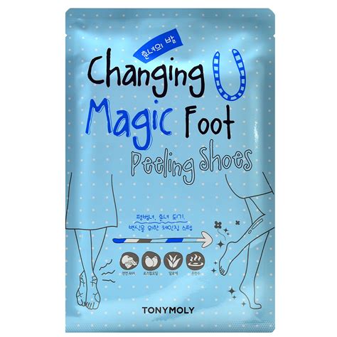 Changing magic foot peeling shoese